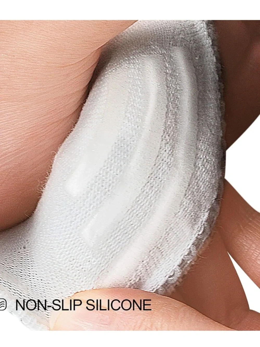 Women's White No-Show Non Slip Socks - 8 Pair Pack
